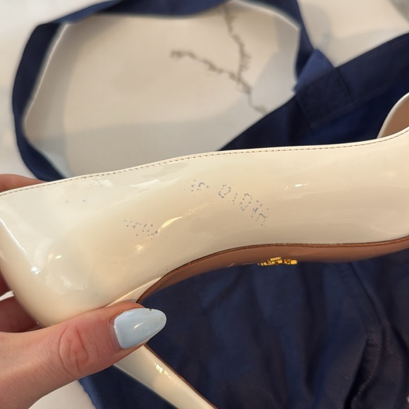 COPY - Prada White Stiletto Heels - Picture 5 of 6